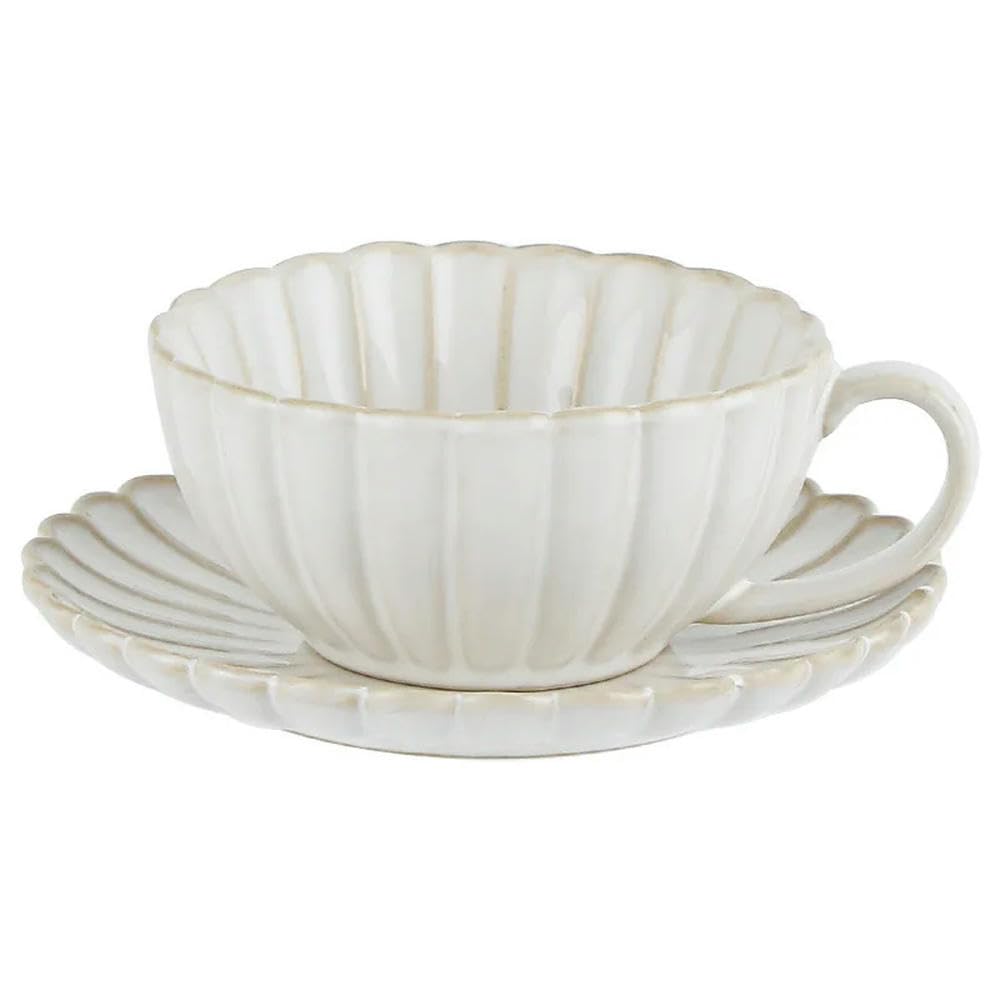 Tasse à café et soucoupe vintage 230ml idéale pour votre thé de l'après-midi