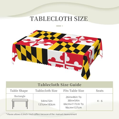 Nappe rectangulaire Maryland en tissu imprimé pour buffets - 7