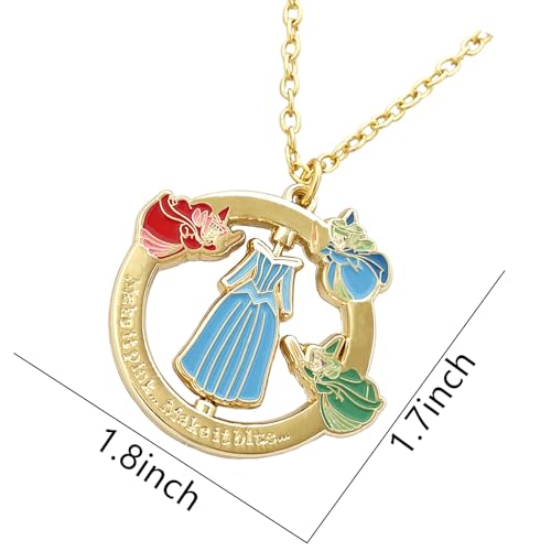DreamWater Anime Cosplay Metal Necklace Gifts for Men Woman2
