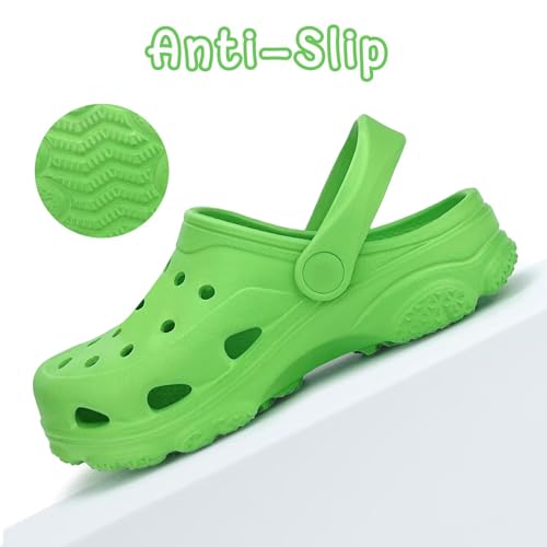 kids and toddlers garden clogs for boys and girlsunisex eva mules for big kidlittle kidtoddlerboy and girl closed toe slide sandals