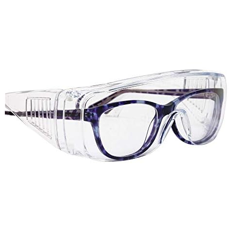 SAFE HANDLER BISON LIFE Diamont Vented Over Glasses Safety Glasses 1 PAIR | Meets ANSI Z87.1, Impact Resistant Polycarbonate Lens (1 Pair) Cover