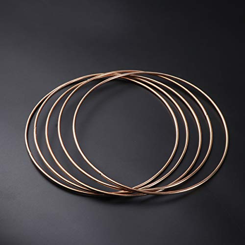 Aros para Dreamcatcher resistentes de hierro redondo manualidades 8