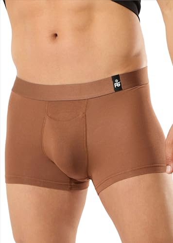 Image of ESSA Men's Ultra-Soft Modal Trunk Underwear | Moisture-Absorption with 4-Way Stretch | Breathable Contour Pouch, Microfiber Waistband with Spandex