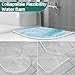 Shower Threshold Water Dam Shower Water Guard - 118 Inch Flexible Collapsible Waterproof Adjustable Bathroom Seal Strip, Self-Adhesive Shower Door Bottom Guard for Bathtub, Tile & Floor
