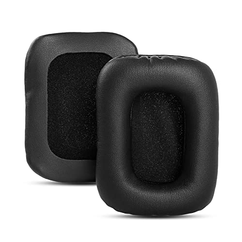 TaiZiChangQin Almohadillas de repuesto compatibles con auriculares Mad Catz Tritton AX Pro y AX 720 (cuero de proteína)