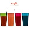 Amazon.com | Plastic Tumblers Drinkware Glasses Cups - Acrylic Tumbler ...