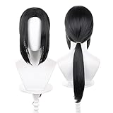 FENNIDICE Uchiha Itachi Cosplay Wig Hair Role Play Halloween Costume Party Wigs + Wig Cap