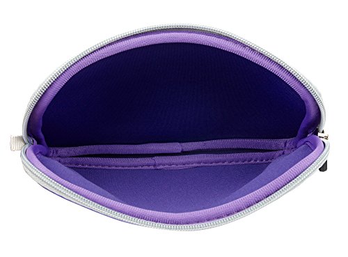 DURAGADGET Purple Water Resistant Cover w/Front Storage & Twin Zip - Compatible with Blaze Gear Sega Master System LCD Handheld