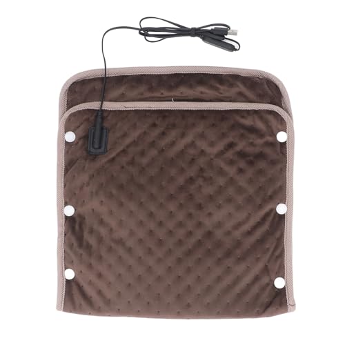 Asixxsix 2 in 1 Heating Pad and Foot Warmer, USB Heated Blanket Throw, Electric Heating Blanket with 3 Adjustable Temperature Settings for Home, Outdoor and Office Use, Portable and