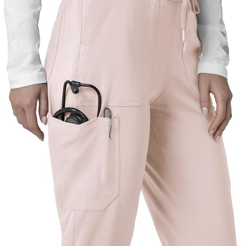 Carhartt Force Cross-Flex Women's Cargo Jogger Scrub Pant, Soft Rose - image 3