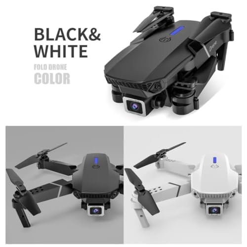 Image of dRoNe wItH hD DuAl cAmErA BrUsHlEsS MoToR, oNe cLiCk tAkEoFf /lAnDiNg FlIp rOlLiNg gEsTuRe cOnTrOl wI-Fi cAmErA ReMoTe cOnTrOl -X DrOnE (E88)