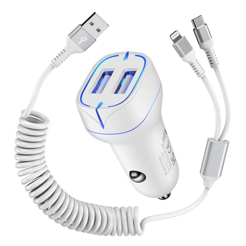 アイフォンの充電器です。 Amazon.co.jp: Ocbuo シガーソケット iPhone16 充電器車用 2 in