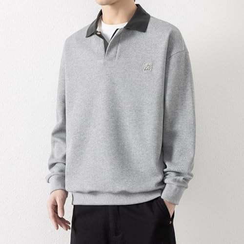 Sudadera cuello redondo de punto térmico transpirable y cómoda 2