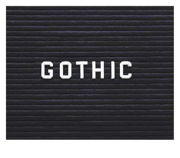 Letters, Numbers and Symbols Set, Gothic