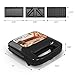 SUNVIVIPRO 3 in 1 Waffle, Grill & Sandwich Maker, Sandwich Maker Panini Press Waffle Iron Set with Removable Non-Stick Plates & Indicator Lights, Panini Press Grill for Breakfast, 800W, Black