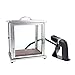 Crafthouse by Fortessa Professional Metal Barware/Bar Tools by Charles Joly, Stainless Steel and Glass Smoking Box, Cocktail/Beverage/Cheese/Food Smoker with Smoking Gun