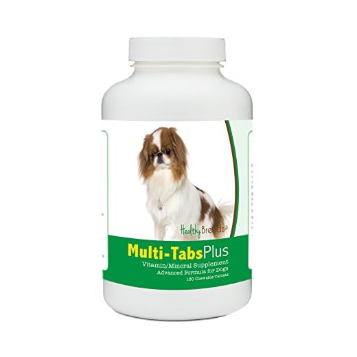 Healthy Breeds Japanese Chin Multi-Tabs Plus Chewable Tablets 180 Count
