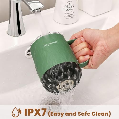 Image of Happiness Self-Heating Coffee Mug,12oz Temperature Control Smart Cup