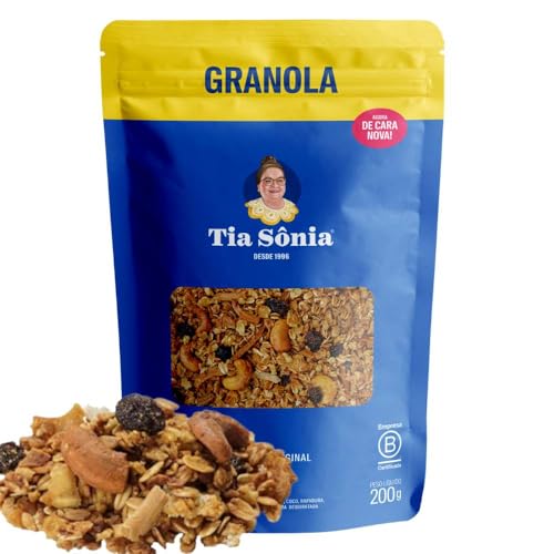 Tia Sônia, Kit 7 Granola X-pin Castanha Choc Premium Org Tradi Low Carb