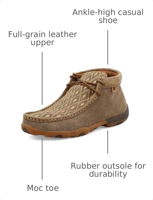 Image of Twisted X Womens Chukka Driving Moc Boot