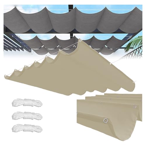 Voile d'ombrage rétractable réglable jardin extérieur anti UV - 2