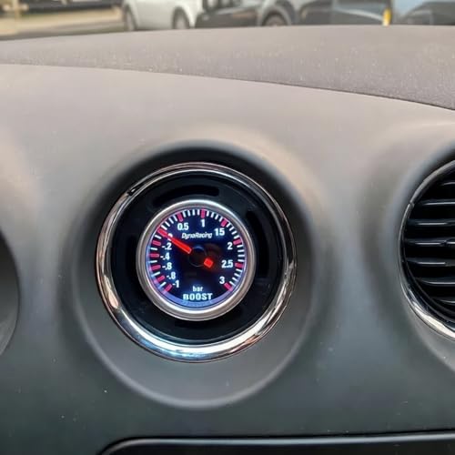 Generico Support manomètre 52 mm compatible avec Seat Ibiza 6L – porte jauge à encastrer, boîtier à instrument unique