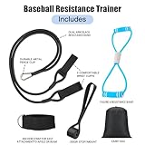 Baseball Softball Resistance Training Bands,Baseball Training Equipment,Baseball Pitching Trainer and Arm Trainer,Softball Training Aid for Pitching Arm Strength Throwing Warm up Stretching
