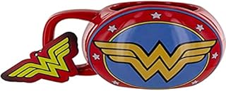 Paladone Wonder Woman Shield Mug, Ceramic, Multi-Colour, 1 Count (Pack of 1)