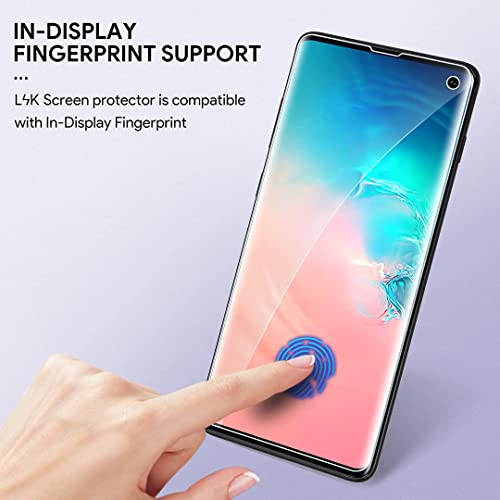 L K DG-S10-2+3PACK-TPU [2+3 Pack] Lϟk Designed For Samsung Galaxy S10, 2 Pcs Flexible Tpu Screen Protector + 3 Pcs Camera Lens Protector thumb #1