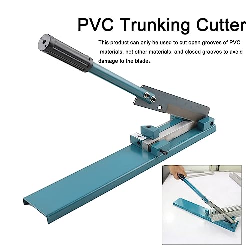 Taglierina manuale per guida DIN, 45/90 gradi regolabile in PVC con blocco di sicurezza, lama in acciaio resistente per elettricisti