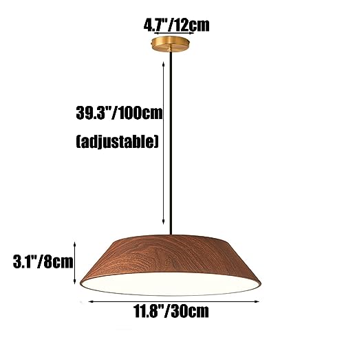 Lampe à suspension LED à intensité variable pour plafond en V de chambre - 7
