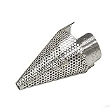 ZZPERFORMANCE 3' EXHAUST MUFFLER CONE INSERT SOUND REDUCER