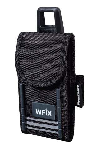 Wfix ProClick Smart Pouch S - Werkzeuggürtel Handy-Halter 21x12x2 cm - kleine Werkzeugtasche für den Transport von Smartphones, Messgeräten & kleineren Werkzeugen am Gürtell | by BS Systems