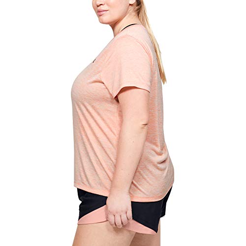 Image of Under Armour Plus Size Tech Solid Short Sleeve V-Neck