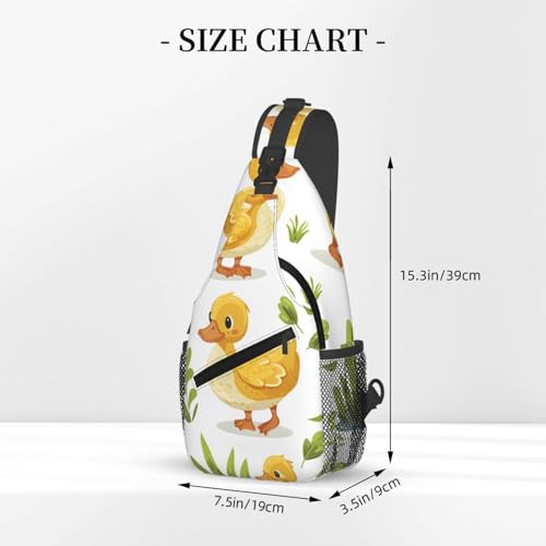 Bolso bandolera para mujer y hombre diseño pato miniatura 3