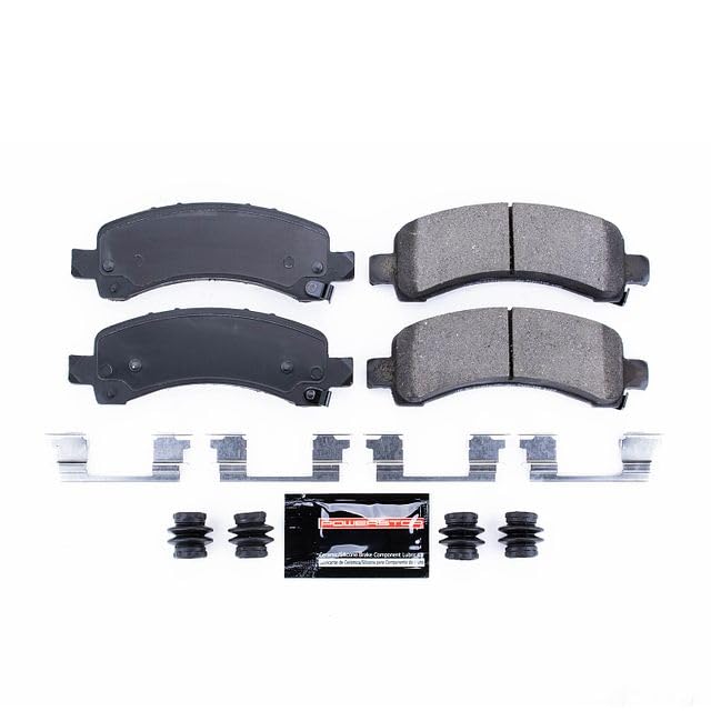 Power Stop Z23-974 Rear Carbon Fiber Ceramic Brake Pads For Chevy/GMC Express/Savana 2500-4500 Vans