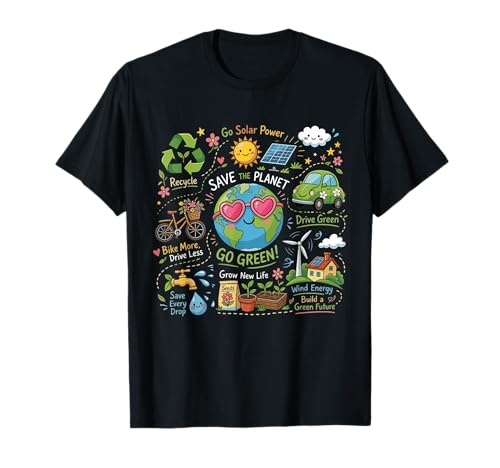 Earth Day Save The Planet Environmental Nature Lover Recycle T-Shirt