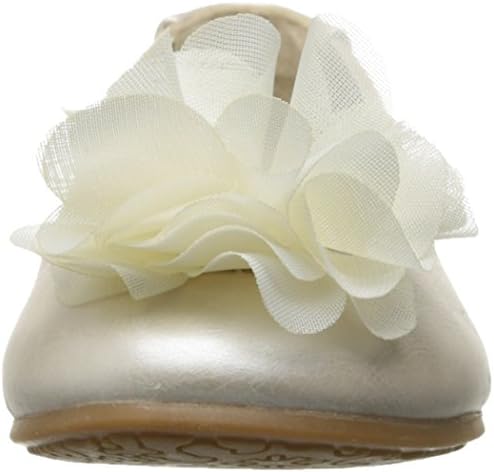 Swea Pea & Lilli Lucy Youth Girls Size 2 Ivory Flats Shoes, 2 Little Kid | Image 1