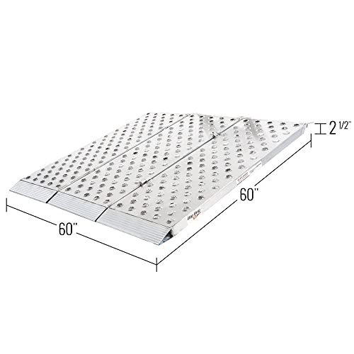Big Boy Tf-6060-Ez-Atv Aluminum 5' By 5' Folding Atv Ramps By Black Widow #TOP5