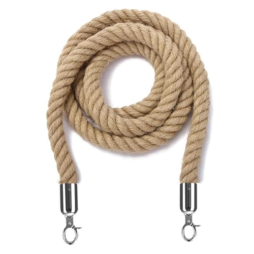 Corde de File D'attente,Corde de Contrôle des Foule,Corde de Barrière avec Crochets,Corde de Poteau,Corde de Suspension Vip pour Séparation de File...