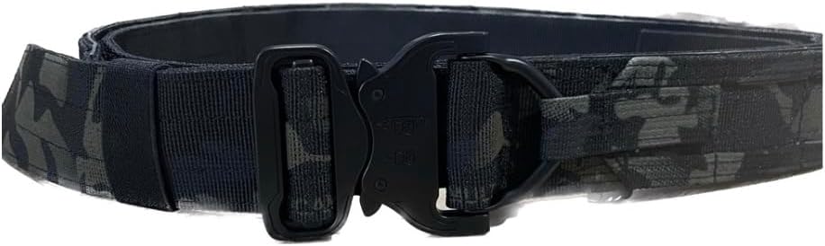 Saturn MOLLE Tactical Belt, 2'' Cobra Buckle, Quick Release Heavy Duty Belt for Holster, Mag, Sheath, Military