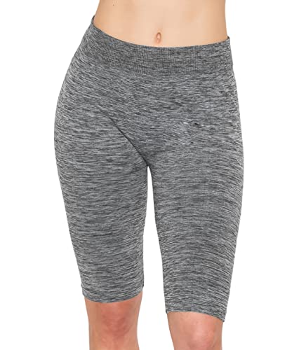 Image of ALWAYS Women's High Waist Bike Shorts - Athletic Workout Tummy Control Stretch Running Yoga Pants