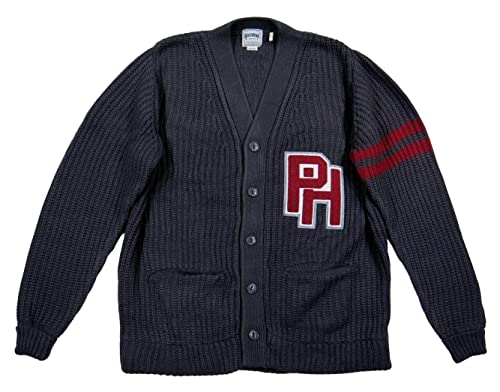 [�q���[�X�g��] jf842 ������h�J ���[�Q�[�W �j�b�g ���^�[�h �J�[�f�B�K�� 22059 �����Y LETTERED CARDIGAN ���^�[���b�y�� L BLACK(�u���b�N)