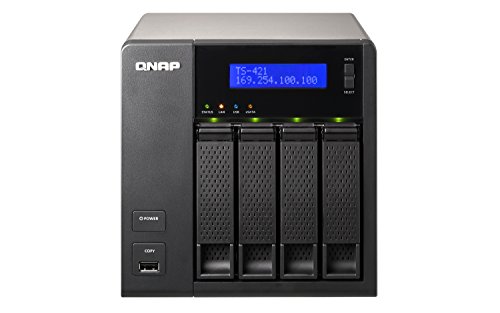 NAS QNAP TS-421 serveur de stockage réseau cloud privé 4 baies processeur Marvell 2.0GHz