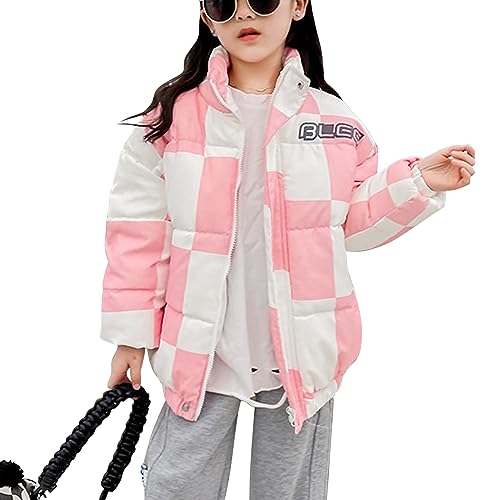 Boys' Warm Winter Puffer Coat Parka Jacket Snow Outwear Pink-110-3 Years2