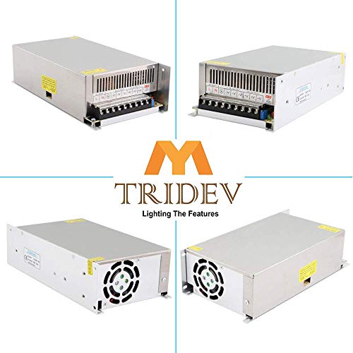 Image of TRIDEV TRADERS DC 12V 83A 1000W Switching Power Supply Universal Regulated Transformer (AC 220V /240V to DC 12Volt 83Ampere 1000Watts Suitable for LED Strips, car stereos, Wireless routers, Printers..