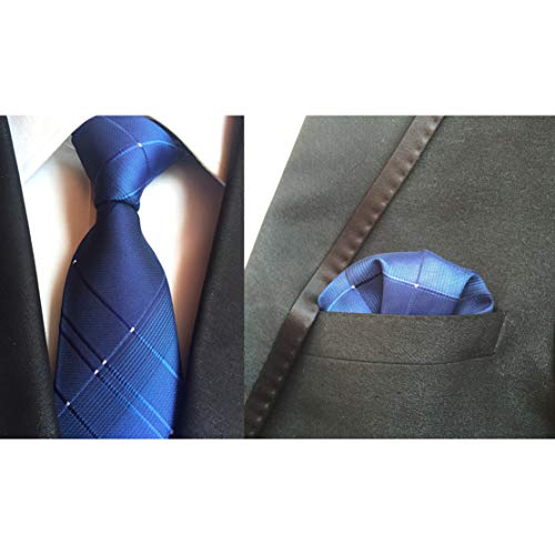 Cravate homme en soie polyester tissée jacquard, finition haut de gamme