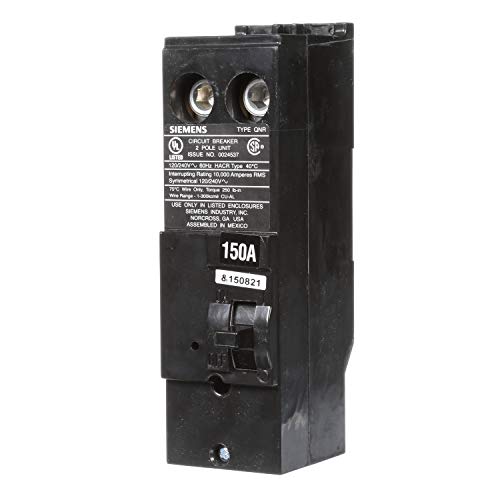 Siemens QN2150R 150A Double Pole 120/240-Volt 10K type QNR Circuit Breaker Siemens QN2150R 150A Double Pole 120/240-Volt 10K type QNR Circuit Breaker