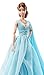 Barbie Fashion Model Collection Blue Chiffon Ball Gown Doll