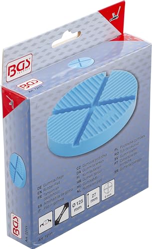 Tampon en caoutchouc pour cric 125x27mm plot de levage et protection bas de caisse - 6